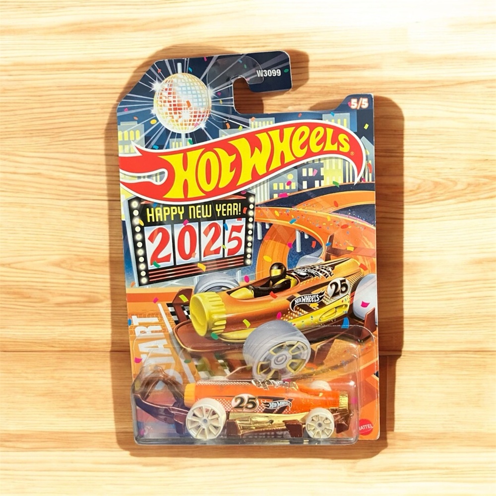 NEW 2024 Mattel Hot Wheels 5/5 Carbonator W3099 Happy New Year 2025 Limited Car